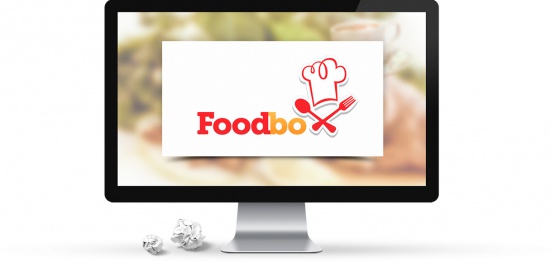 Логотип компании по доставке еды - FoodBox